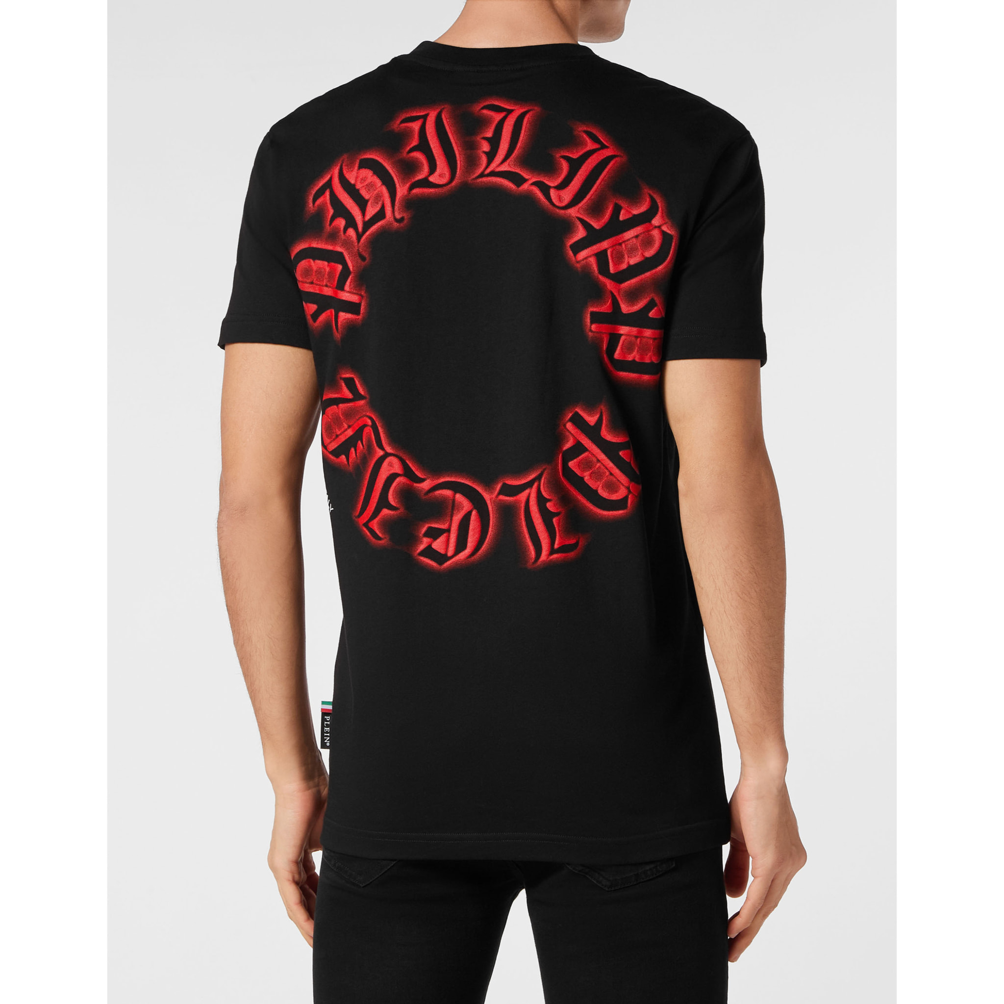 PHILIPP PLEIN Maglietta con scollo a V GOTHIC PLEIN