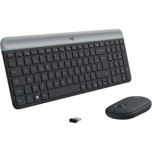 Clavier + Souris LOGITECH MK470 Graphite