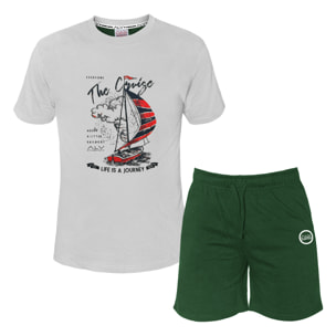 Completo Uomo ALVIERO MARTINI Manica Corta Cotone