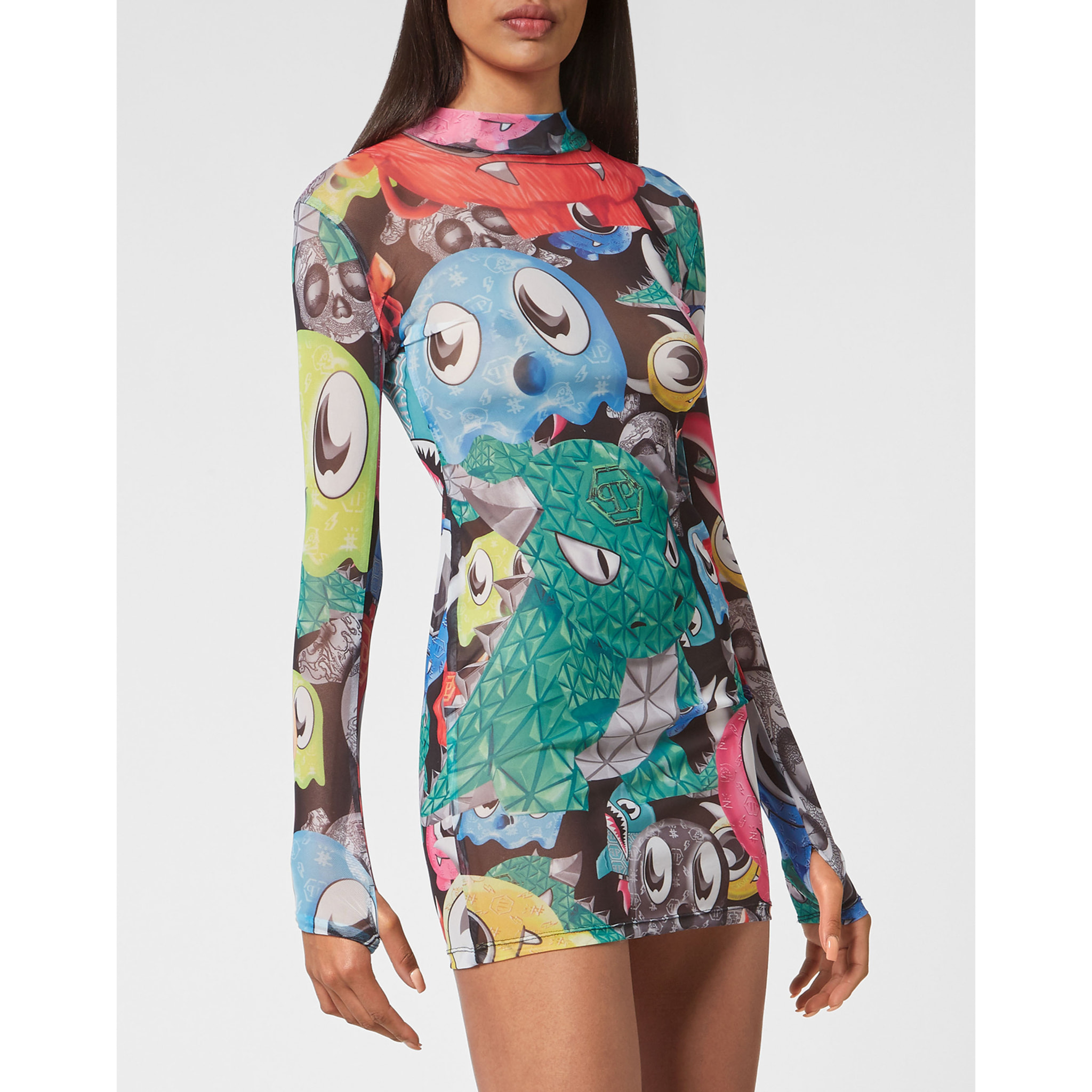 PHILIPP PLEIN Mini Dress LS