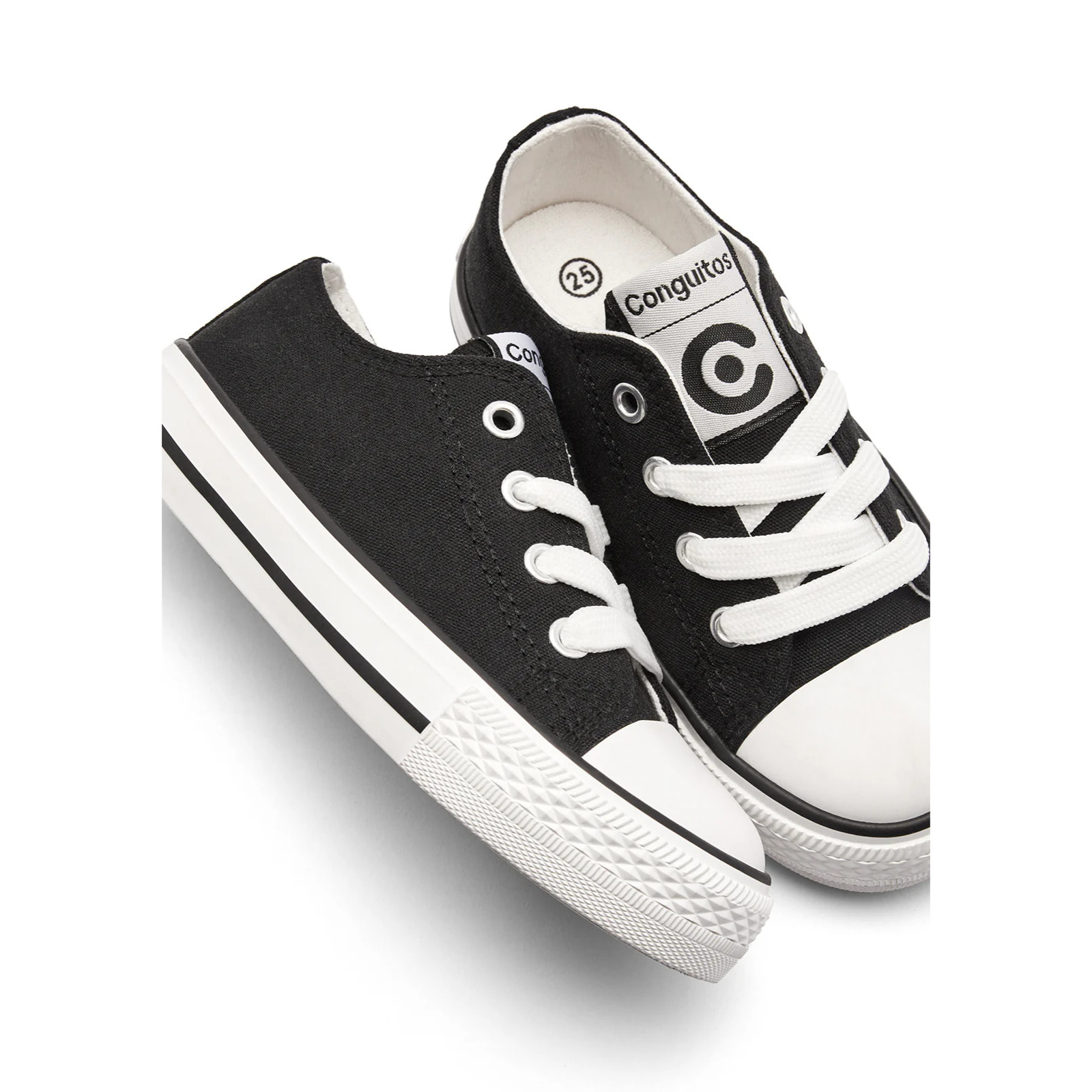 Zapatillas Bajas Básicas Niños Negro