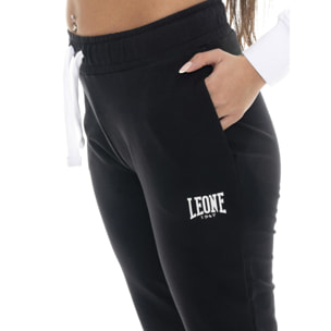 Tuta da donna in cotone non felpato con colletto e zip Leone Spring Vibes