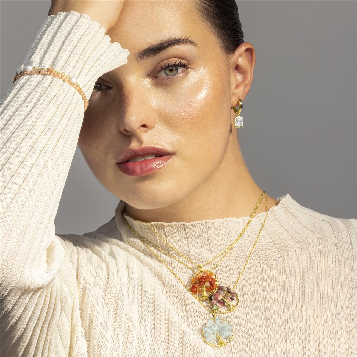 Pendientes Lux by Lux acabadoss en oro 18k