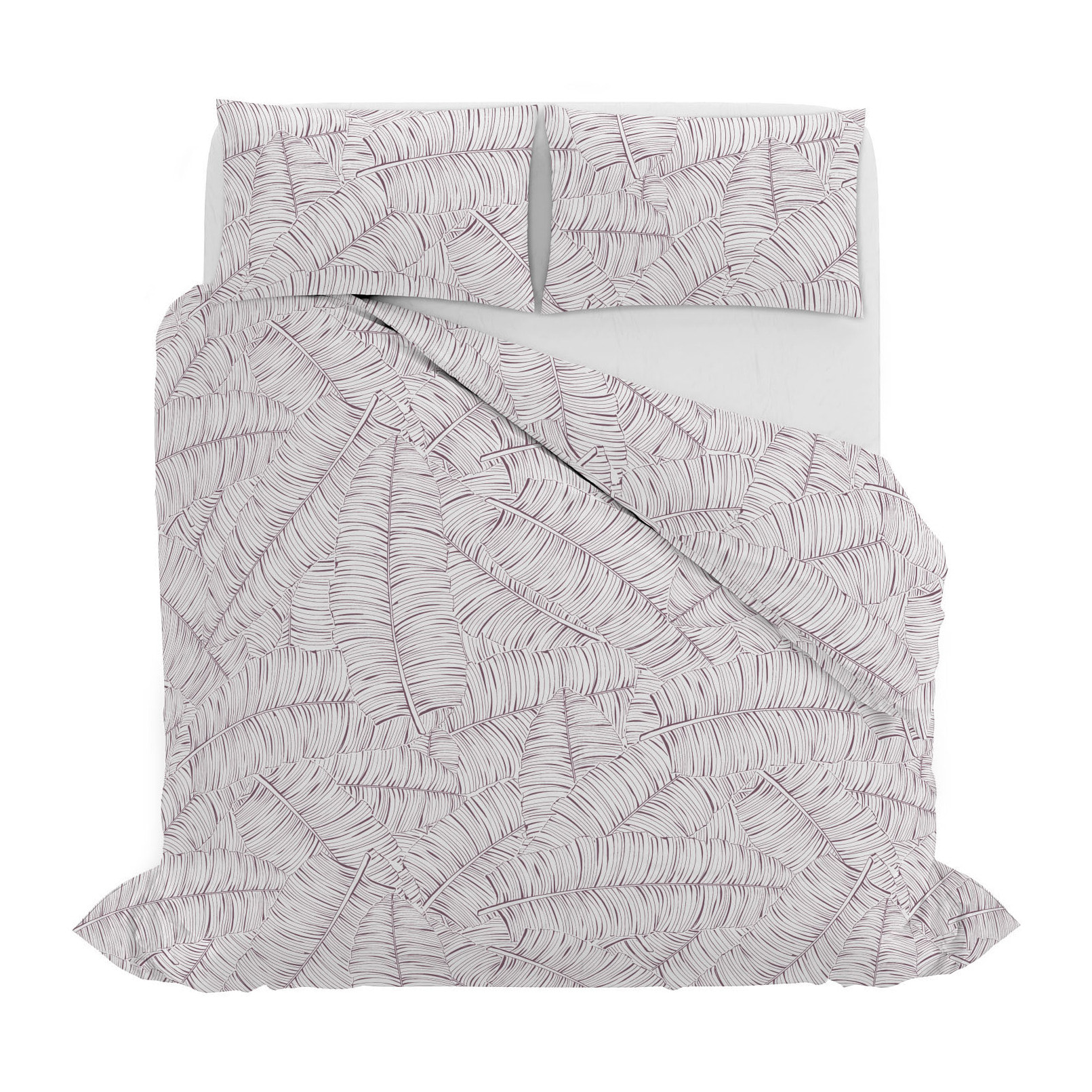 PARURE COPRIPIUMINO ATHENA, 100% Cotone, Made in Italy - JANE ROSA