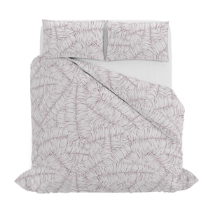 PARURE COPRIPIUMINO ATHENA, 100% Cotone, Made in Italy - JANE ROSA