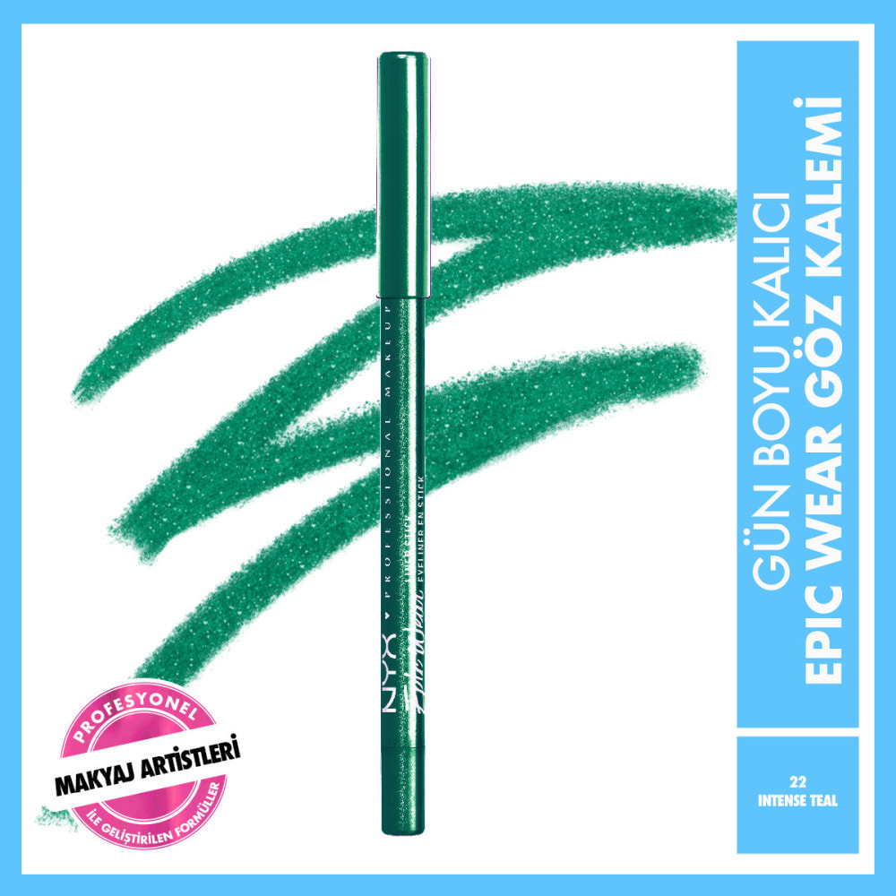 NYX Professional Makeup Epic Wear Semi Eyeliner Intense Teal