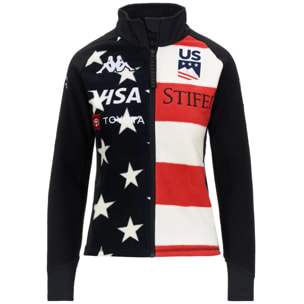 Felpe Kappa Donna 6Cento 688G Us Blu