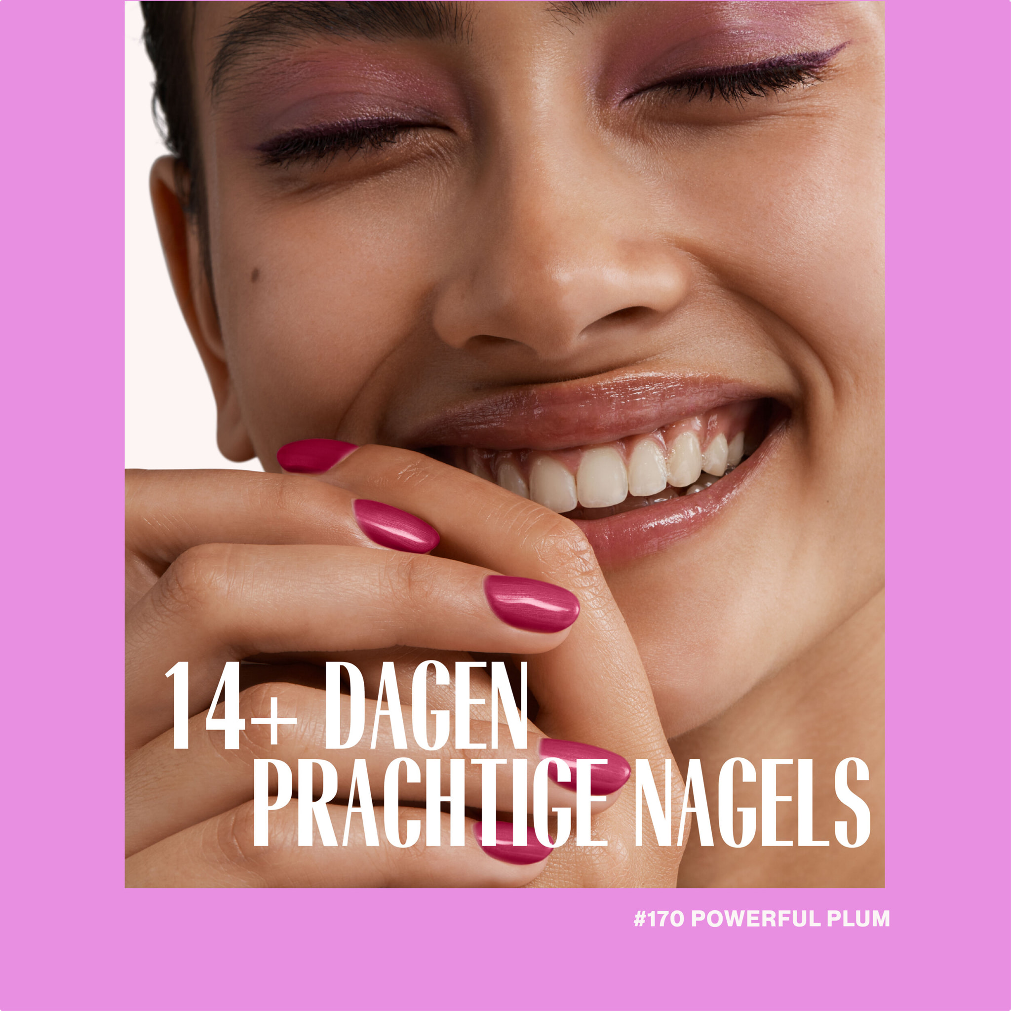 Vernis semi-permanent - 170 Powerful Plum - 15 ml