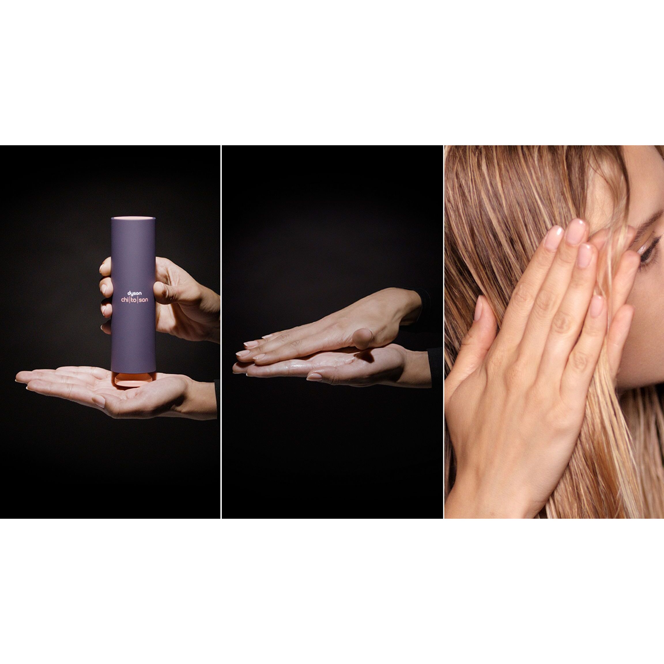 Crème coiffante Dyson Chitosan™ - Soin léger - Cheveux raides à ondulés - 100ml