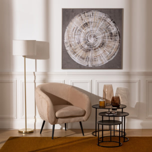 Toile imprimée encadrée Izzie 100x100cm