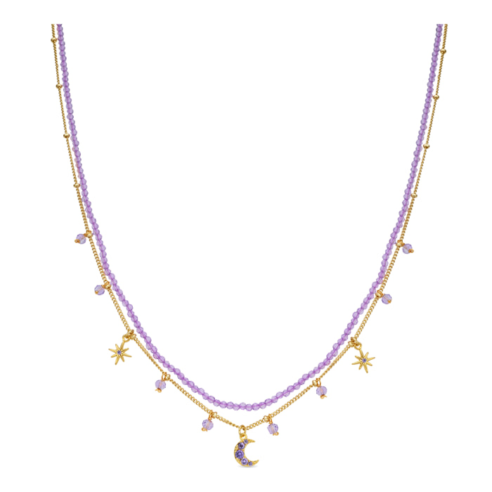 Collar Ayora acabado oro amarillo 18k