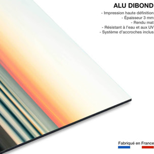 Tableau contemporain sunset lines Tableau alu Dibond