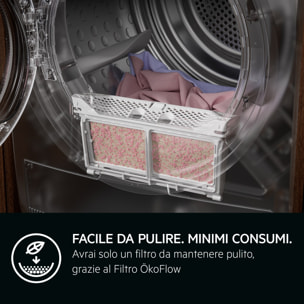 AEG Asciugatrice Serie 8000 AbsoluteCare 8 kg TR8D83GW