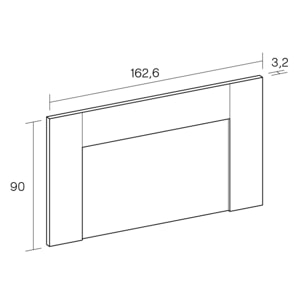 Cabecero Marmota - Elegante, Minimalista - Montaje fácil