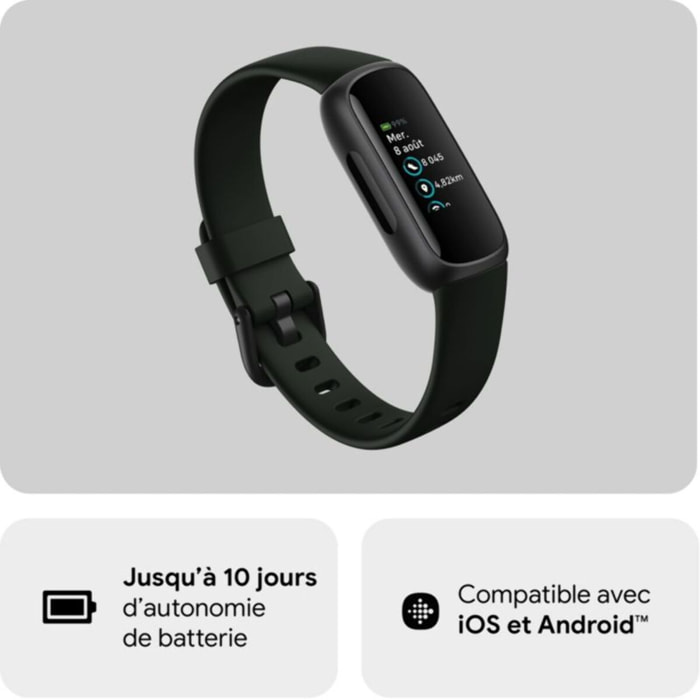 Bracelet connecté FITBIT Inspire 3 Noir