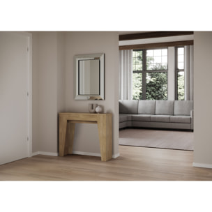 Console Extensible 90x25/181cm Narrow Chêne Nature