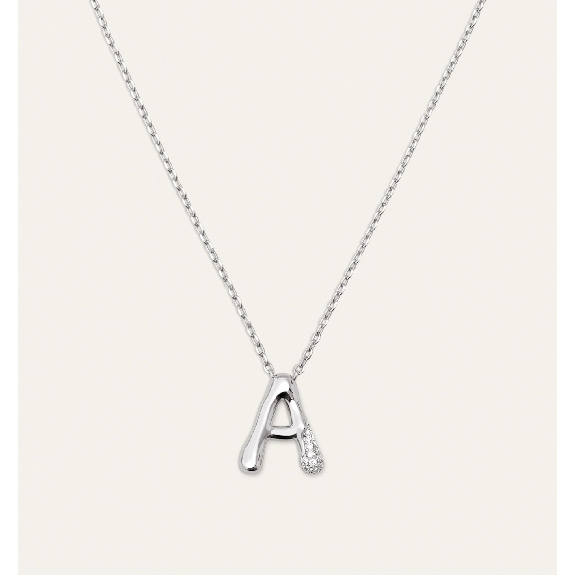 Collar Personalizado Letter Brillante