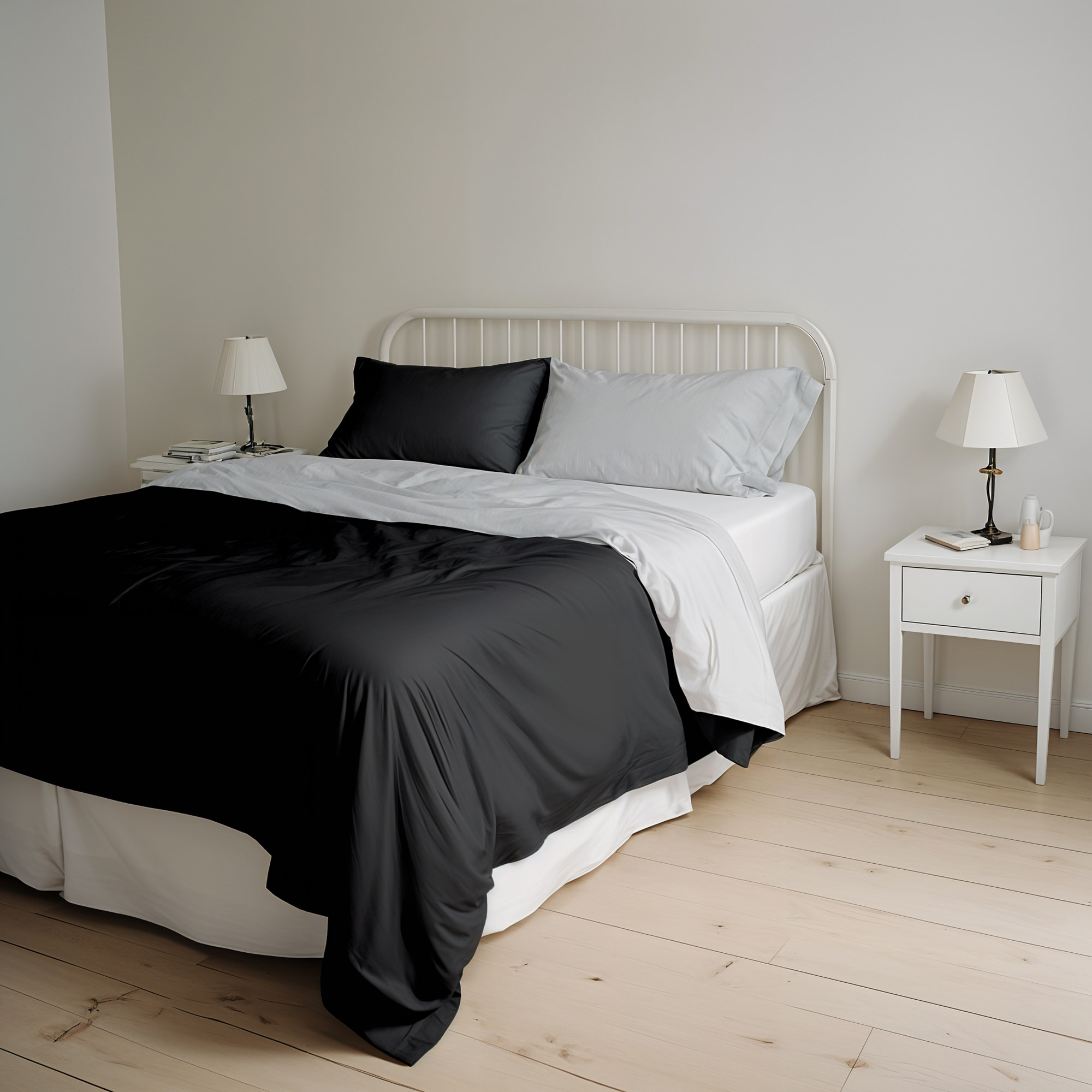 PARURE COPRIPIUMINO NATURAL COLOR MATRIMONIALE - 100% COTONE MADE IN ITALY