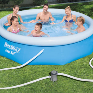 Bestway Piscine autoportante Ronde Fast Set 305 x 76 cm Filtration incluse