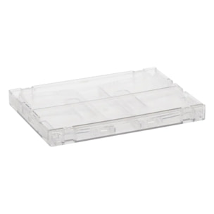 Boîte de rangement "Fold'n'Box" en plastique gris 2,8L
