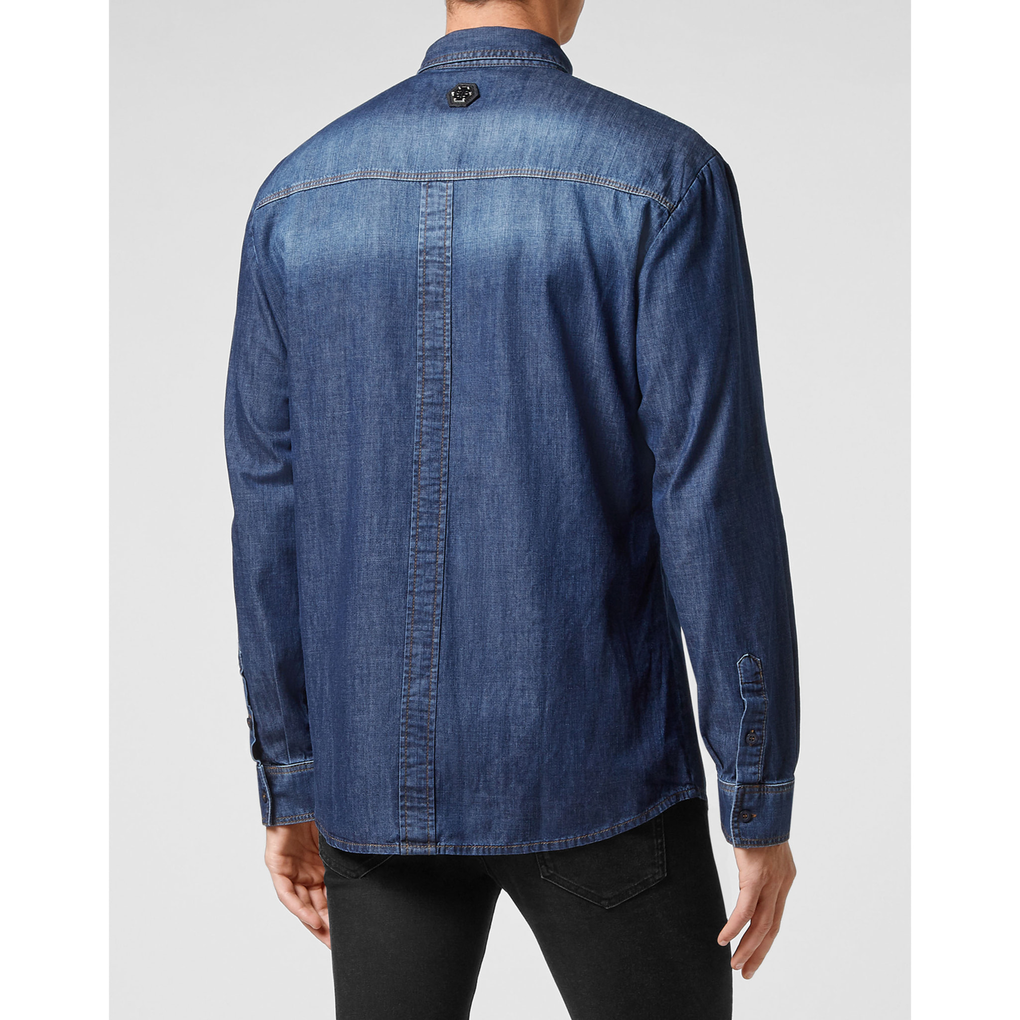 PHILIPP PLEIN Denim Shirt