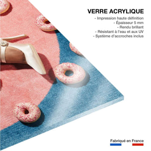 Tableau rose Pink Pique-Nique Tableau plexiglas