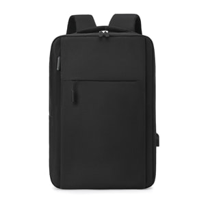 DAM Mochila para Laptop con interfaz de carga USB. 30x13x48 Cm. Color: Negro