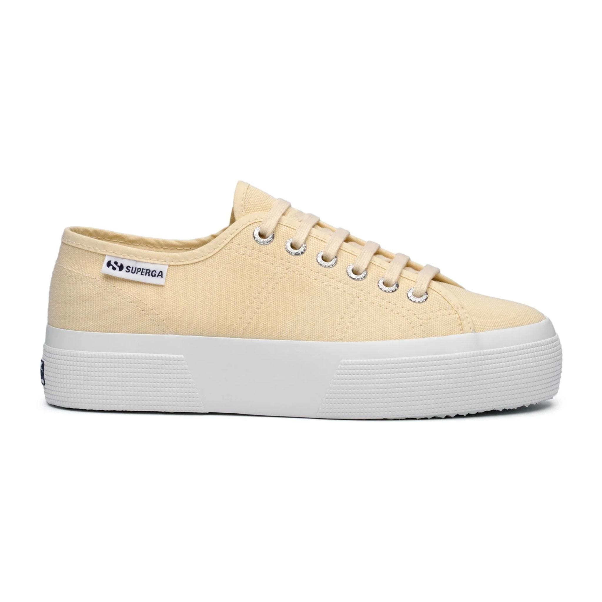 Scarpe da donna Superga Beige 3740 Platform Leggera
