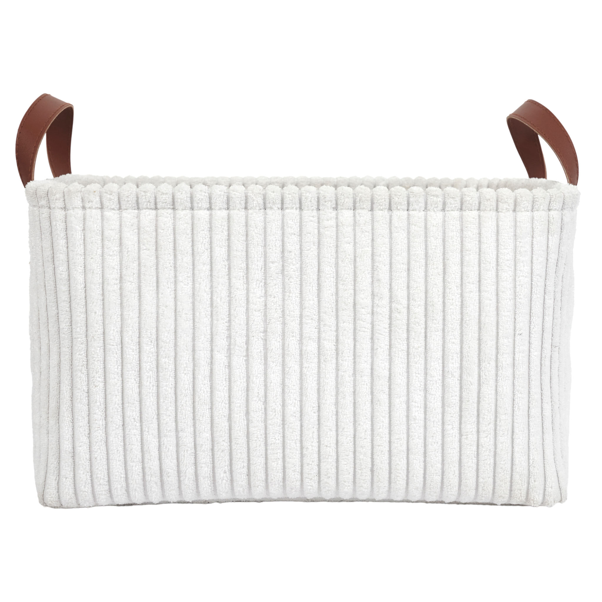 Panier Rangement Blanc X3 H20cm