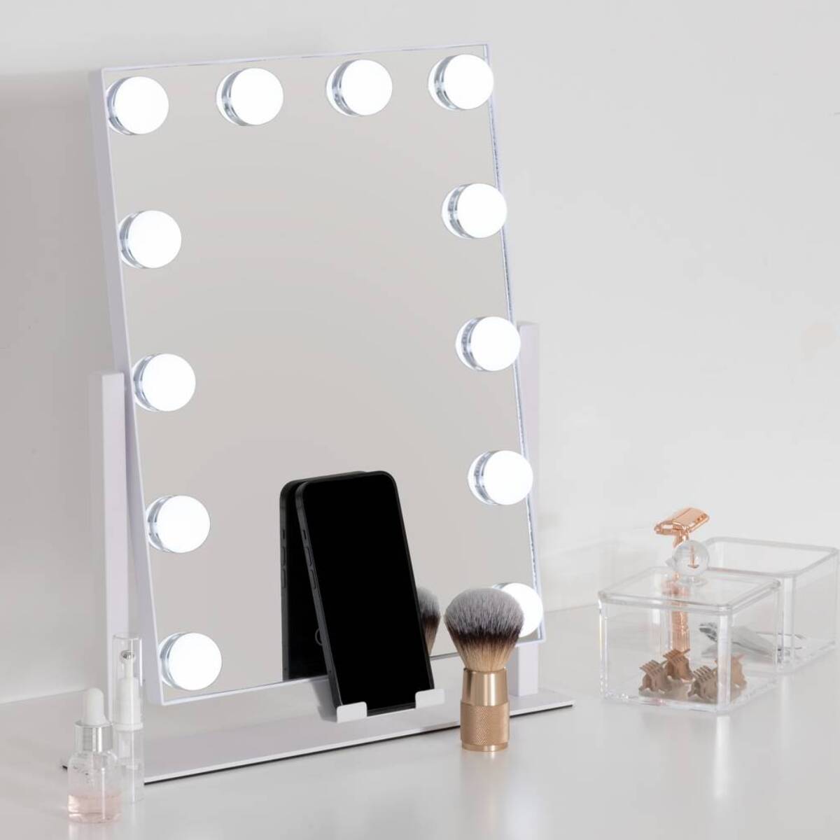 Miroir pivotant LED Holly L35cm