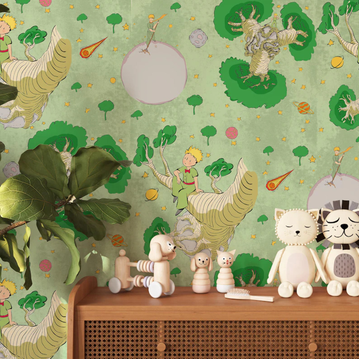 Carta da Parati Ufficiale Il Piccolo Principe Baobab