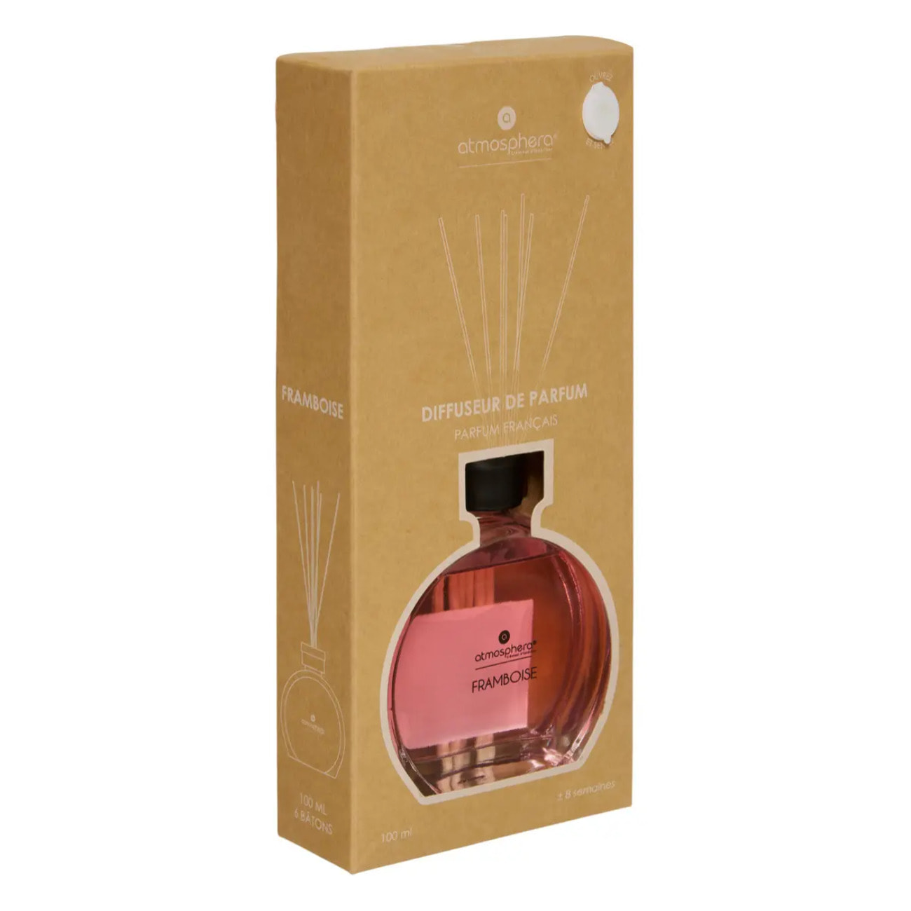 Diffuseur de parfum "Haly" framboise 100ml