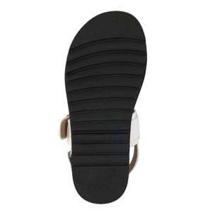 Sandali platform con fibbie