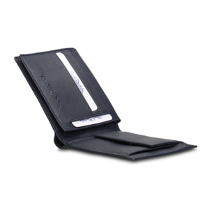 Portafoglio uomo in vera pelle - Modello Erevan Pro - Casual - 11.5 x 9.0 x 2.0 cm