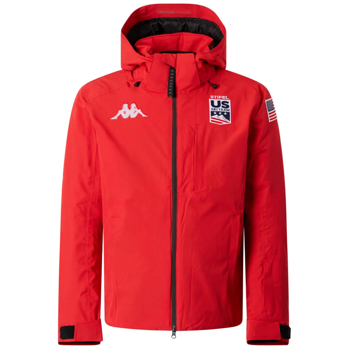 Kappa - Giacche Uomo Rosso - 8Cento 806 Us
