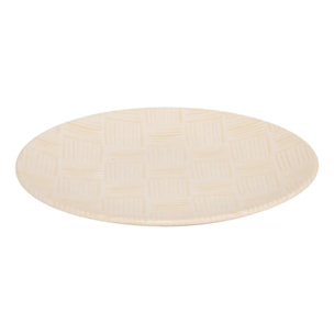 Assiette dessert Laetitia D20cm creme