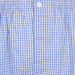 Pigiama leggero UOMO cotone ROYAL riga fiori bianchi