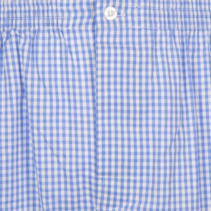 Pigiama leggero UOMO cotone ROYAL riga fiori bianchi