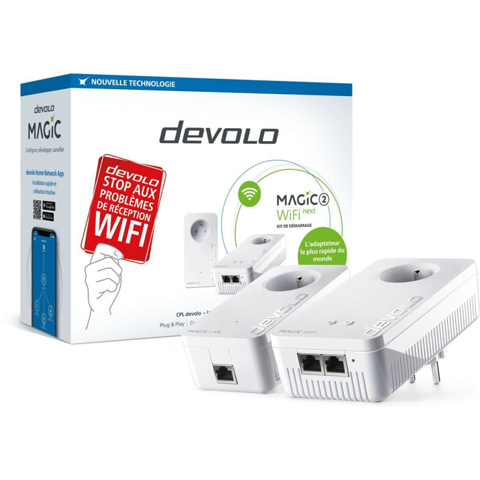 CPL Wifi DEVOLO Magic 2 WIFI NEXT- 2 adaptateurs