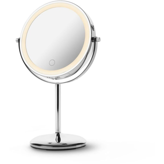Miroir MEDISANA cosmétique 2 en 1 rechargeable lumineux