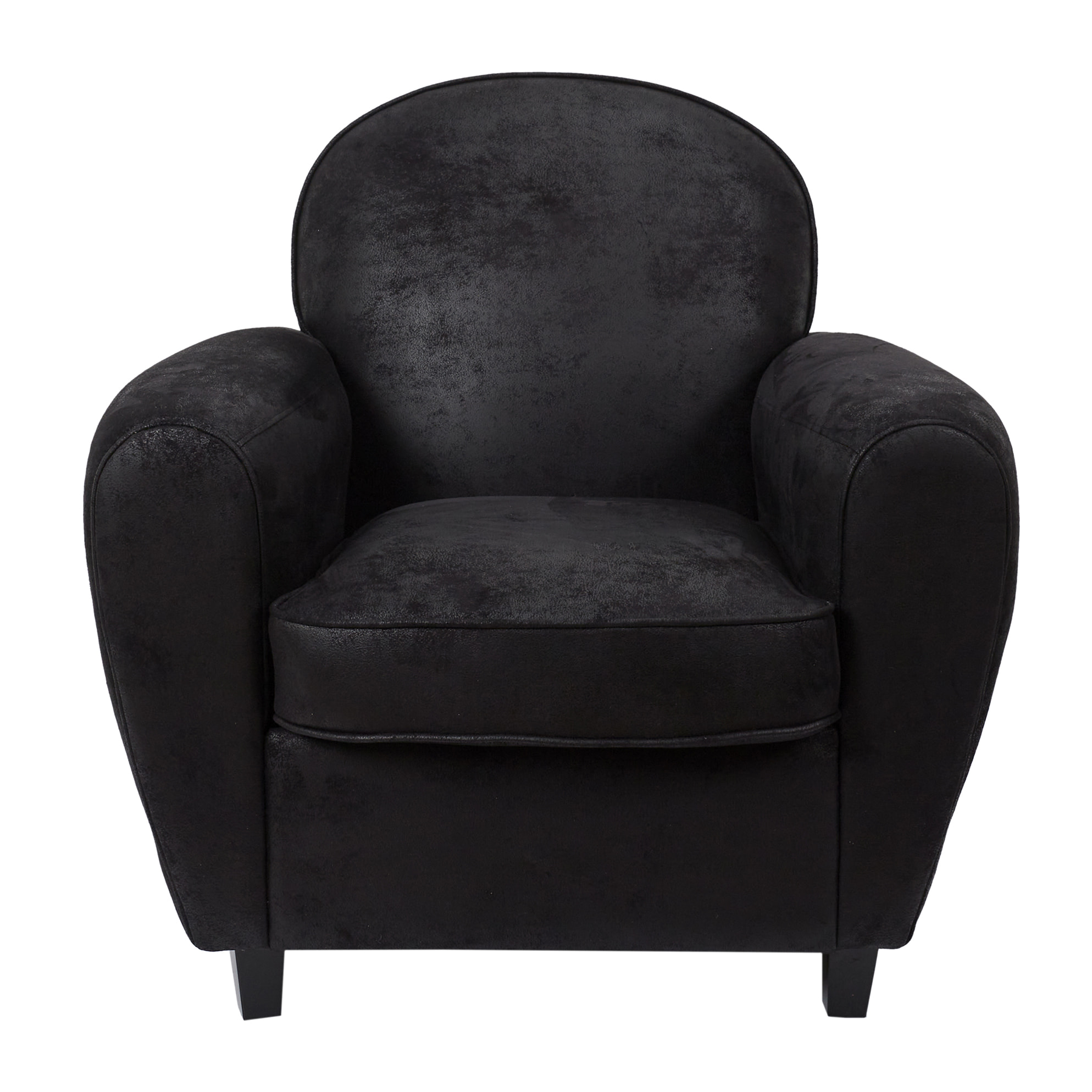 Fauteuil Club Noir Indus