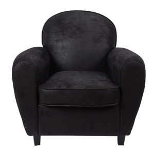 Fauteuil Club Noir Indus
