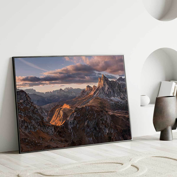 Affiche montagne Sentier dans les dolomites Affiche seule