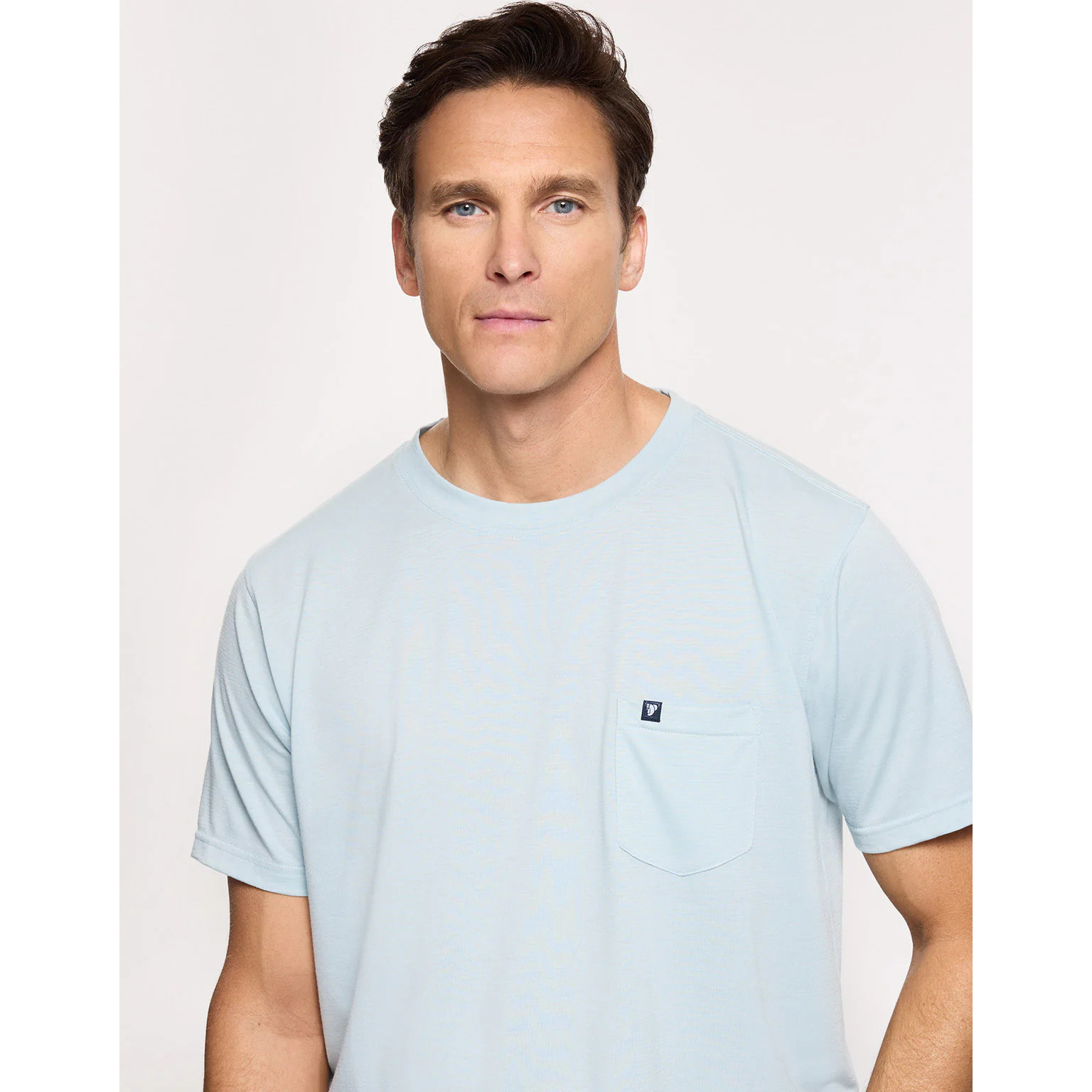 Camiseta Manga Corta Azul Celeste - Veira