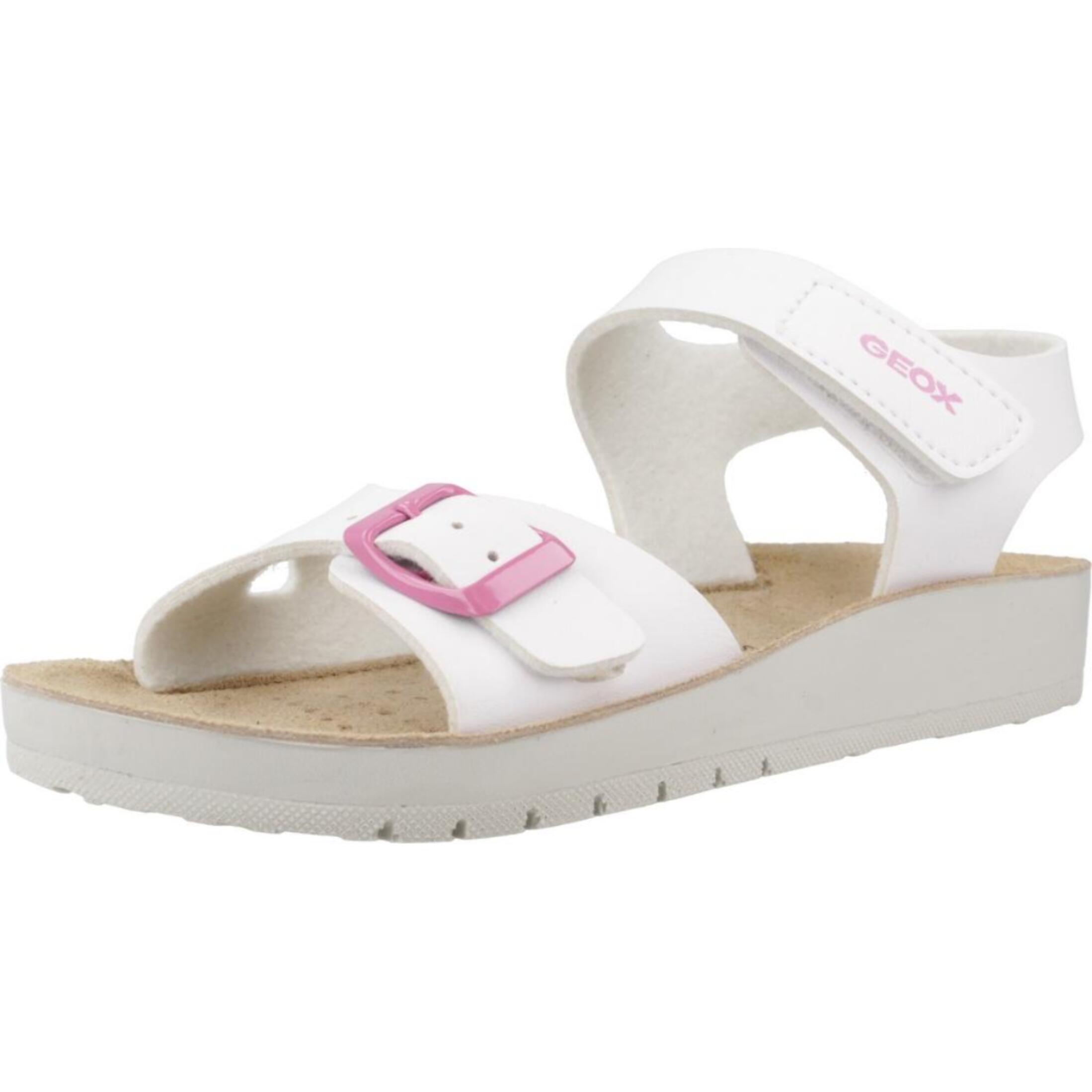 Sandalias Niña de la marca GEOX  modelo J SANDAL COSTAREI GI BLANCO