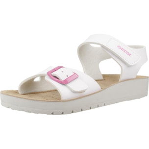 Sandalias Niña de la marca GEOX  modelo J SANDAL COSTAREI GI BLANCO