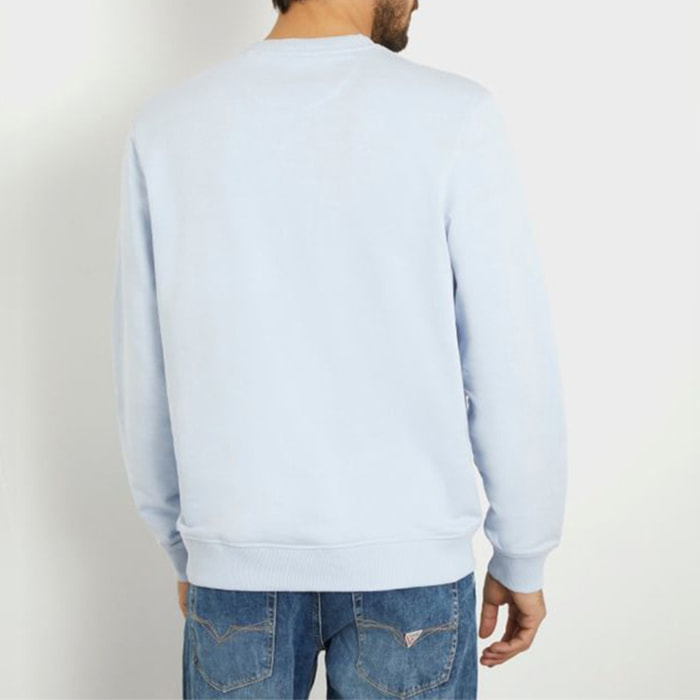 Sweat Beau - broderie - logo - bleu clair