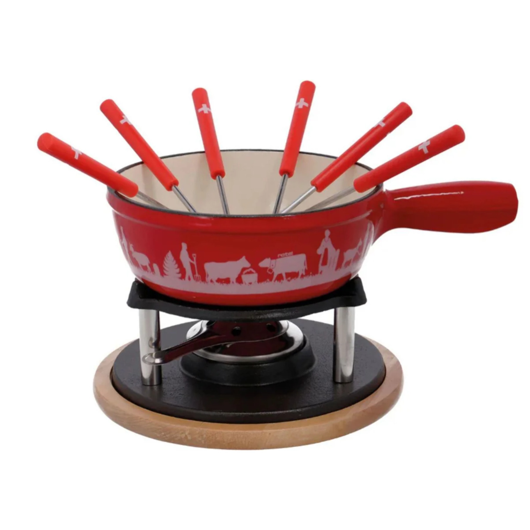 Service à fondue au fromage 6 personnes Rotel Swiss Tradition