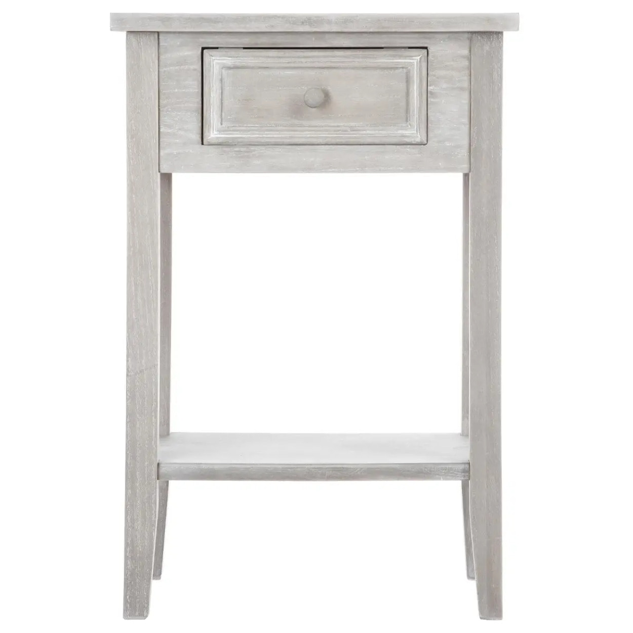 Table de chevet "Charme" bois blanchi H67cm