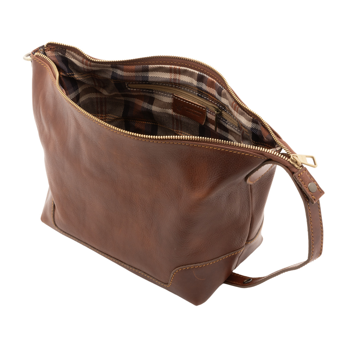 Borsa a mano  unisex In Vera pelle Made in Italy 24x19x18 cm